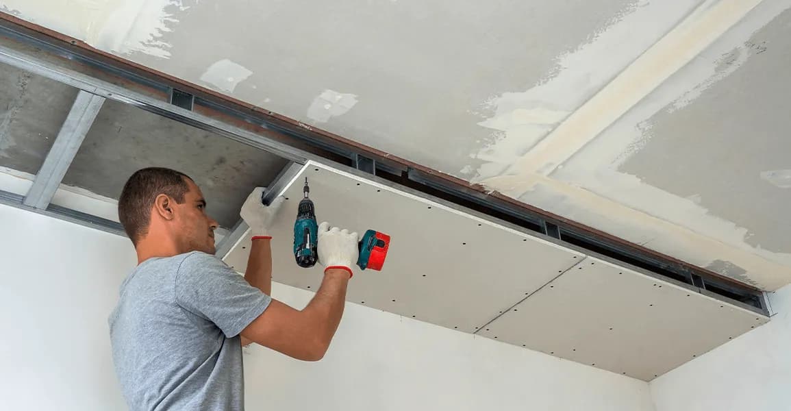 Drywall done right, from hanging to a paint-ready finish.